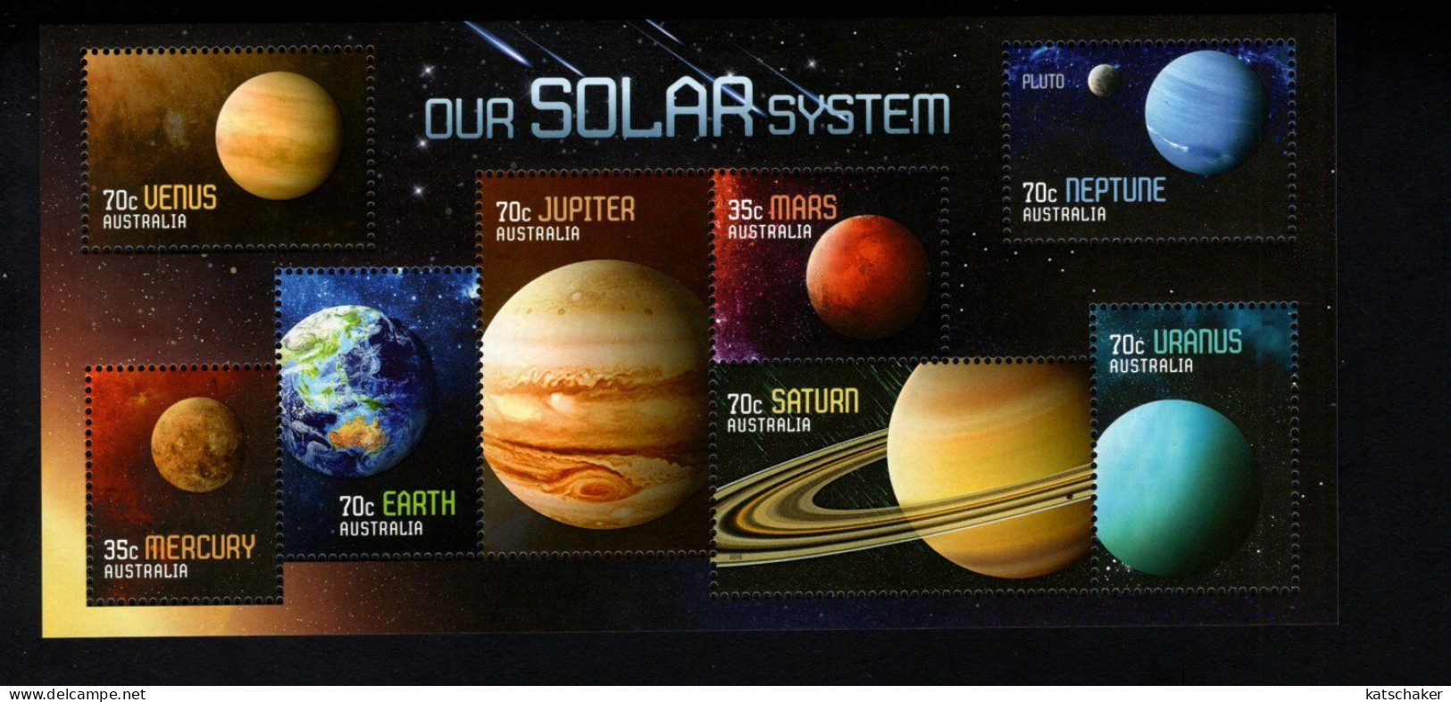 1927704582 2015 SCOTT 4356 (XX) POSTFRIS MINT NEVER HINGED EINWANDFREI - PLANETS - OUR SOLAR SYSTEM - Ongebruikt
