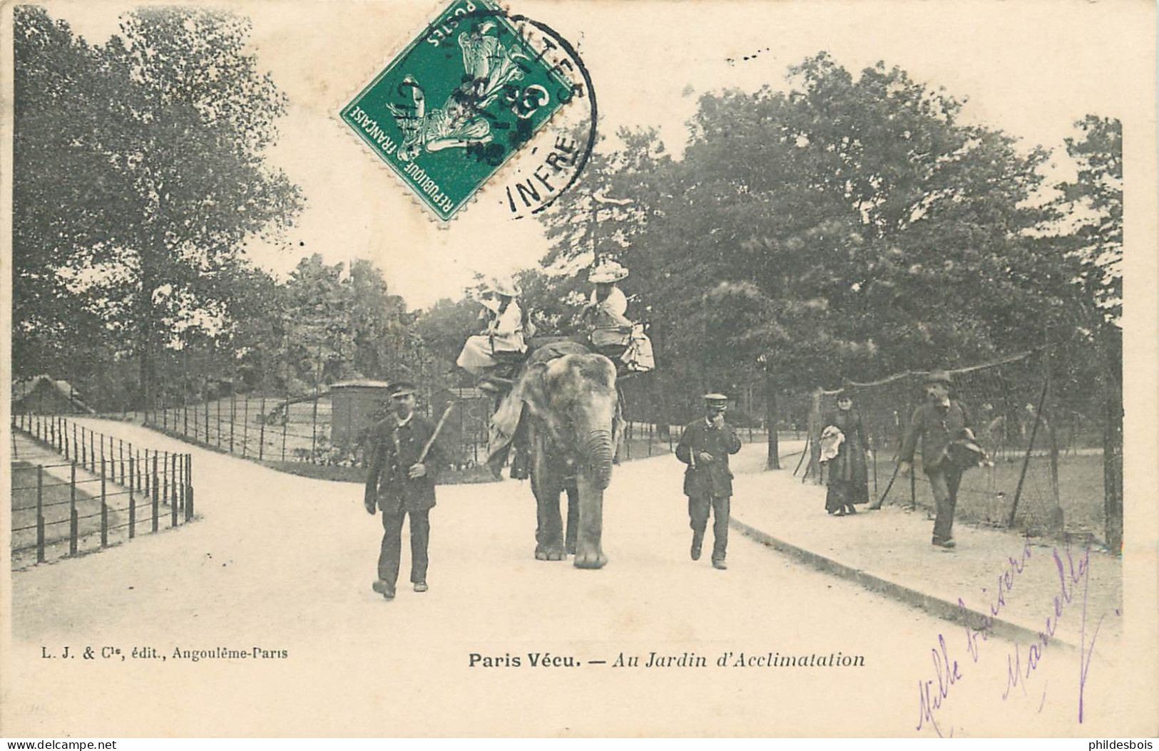 PARIS PARIS VECU  Au Jardin D'acclimatation - Konvolute, Lots, Sammlungen