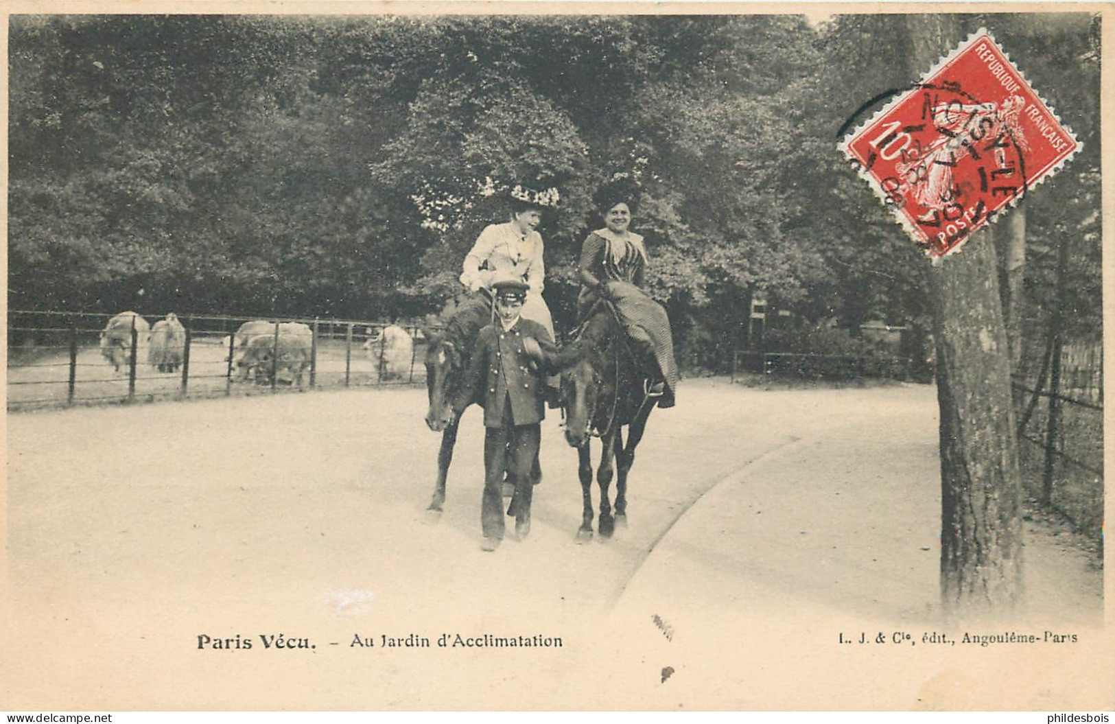 PARIS PARIS VECU  Au Jardin D'acclimatation - Loten, Series, Verzamelingen