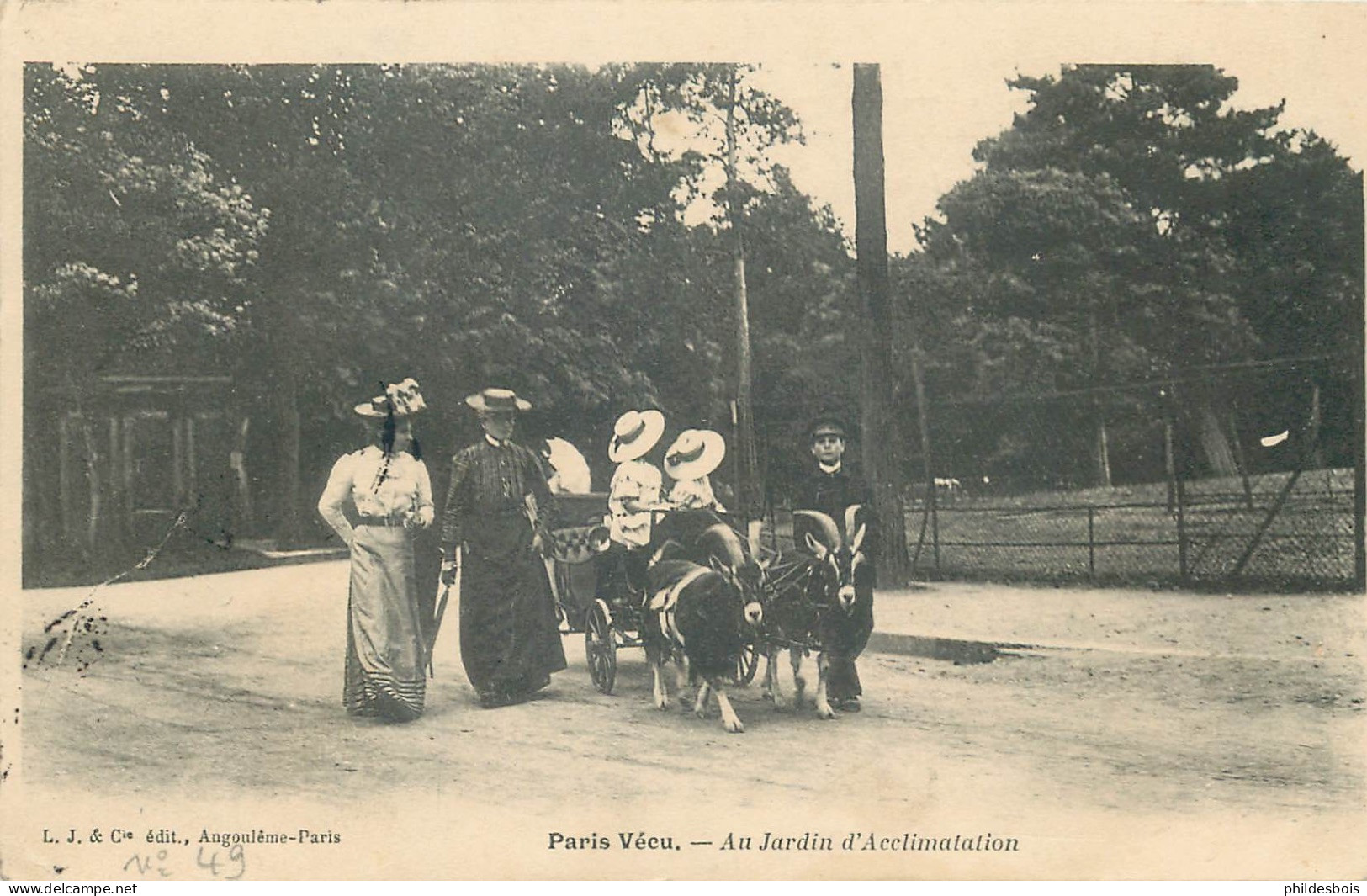 PARIS PARIS VECU  Au Jardin D'acclimatation - Loten, Series, Verzamelingen