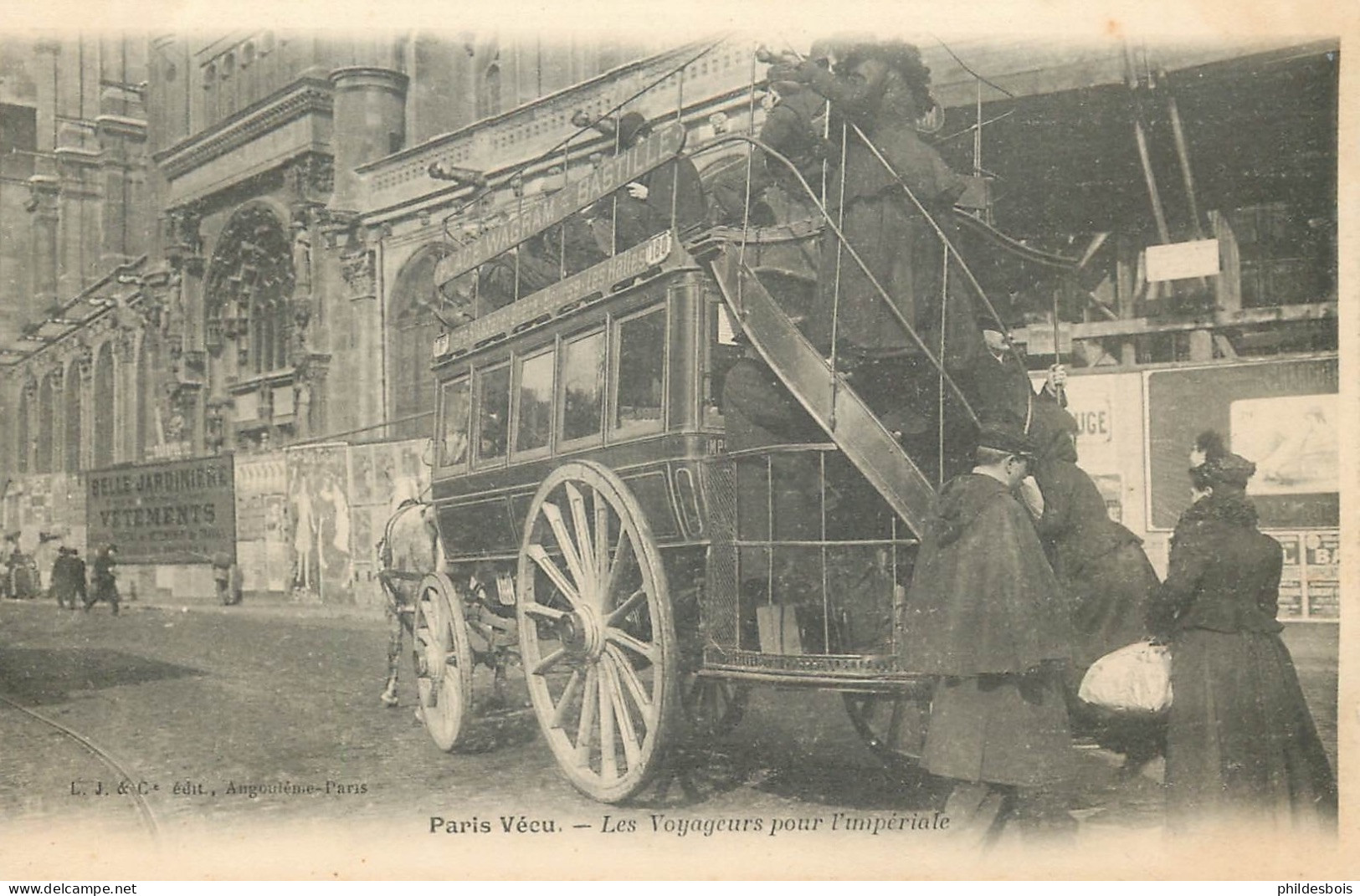 PARIS PARIS VECU  Les Voyageurs Pour L'imperiale - Lots, Séries, Collections