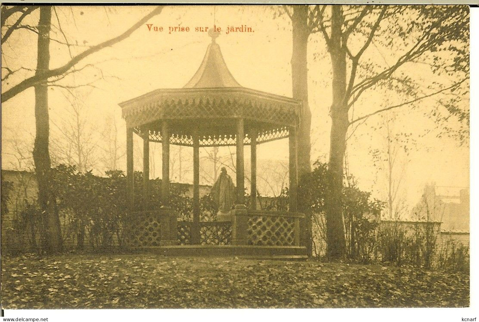 CP De BRUXELLES ( WOLUWE St LAMBERT ) " Pensionnat De Notre-dame De Roule - Vue Prise Sur Le Jardin " - Woluwe-St-Lambert - St-Lambrechts-Woluwe