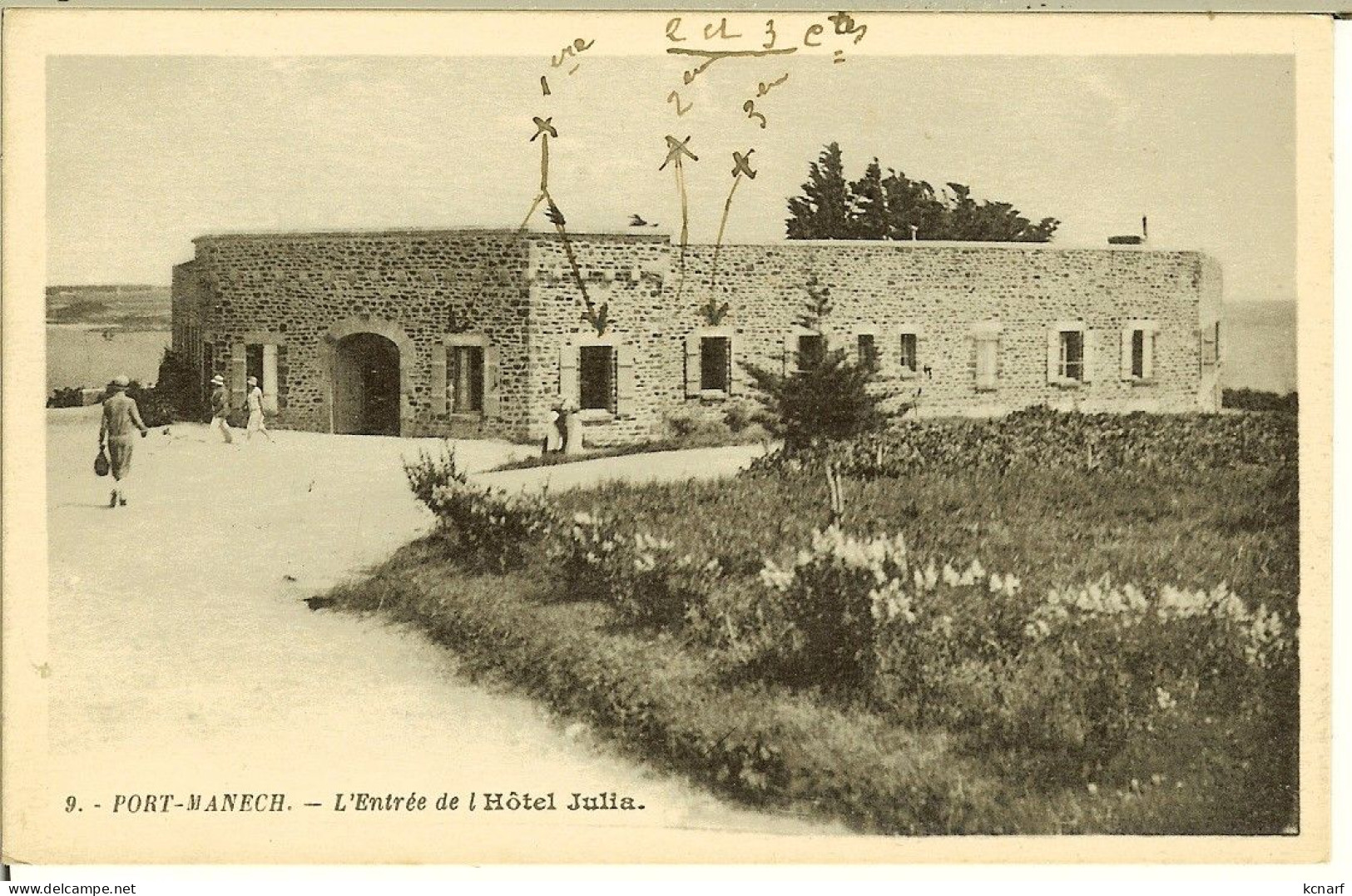 CP De PORT-MANECH ( Port Manec'h ) " L'Entrée De L'Hôtel Julia "   RARE - Névez