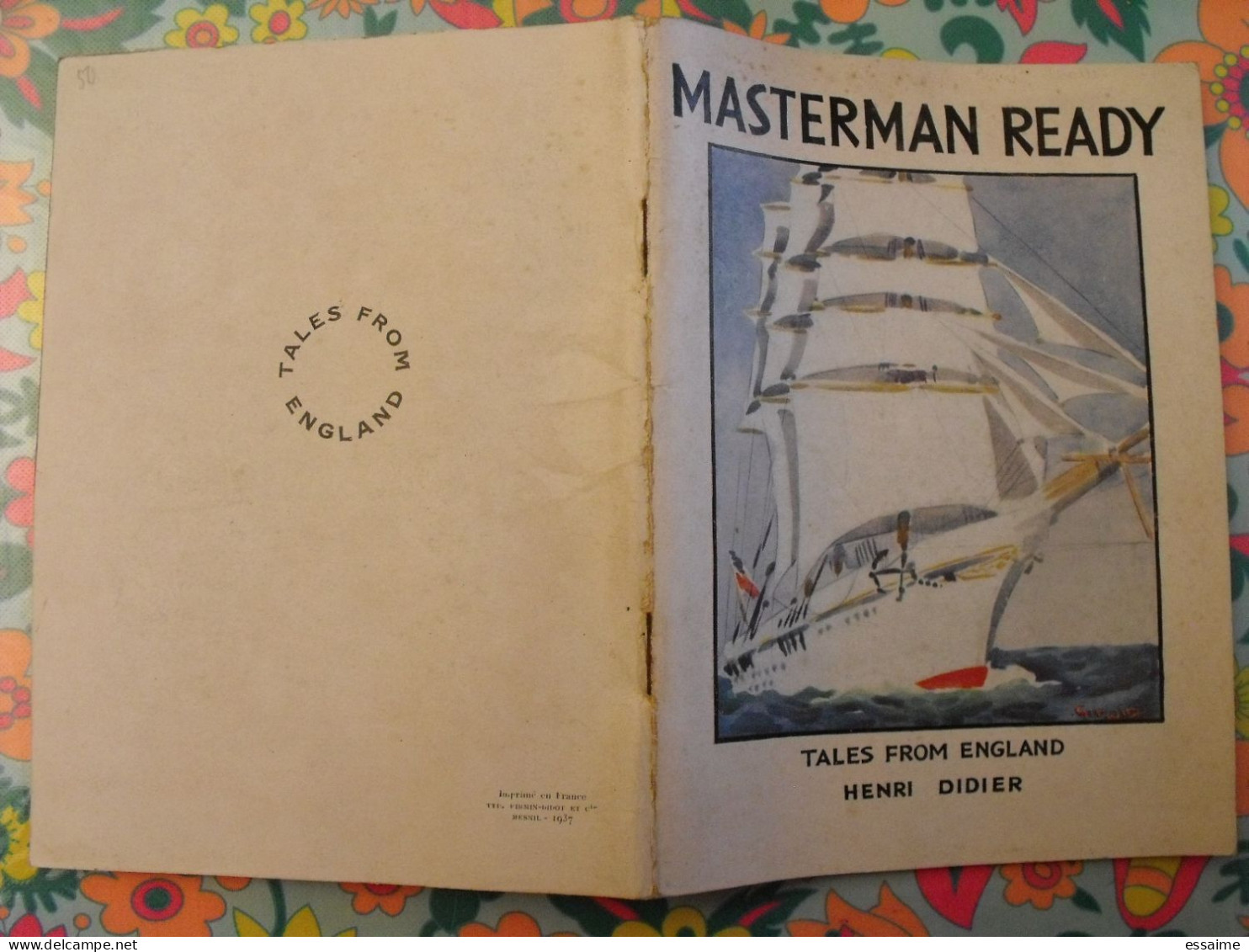 Masterman Ready. Tales From England. En Anglais. Henri Didier éditeur, Mesnil, 1937 - Autres & Non Classés