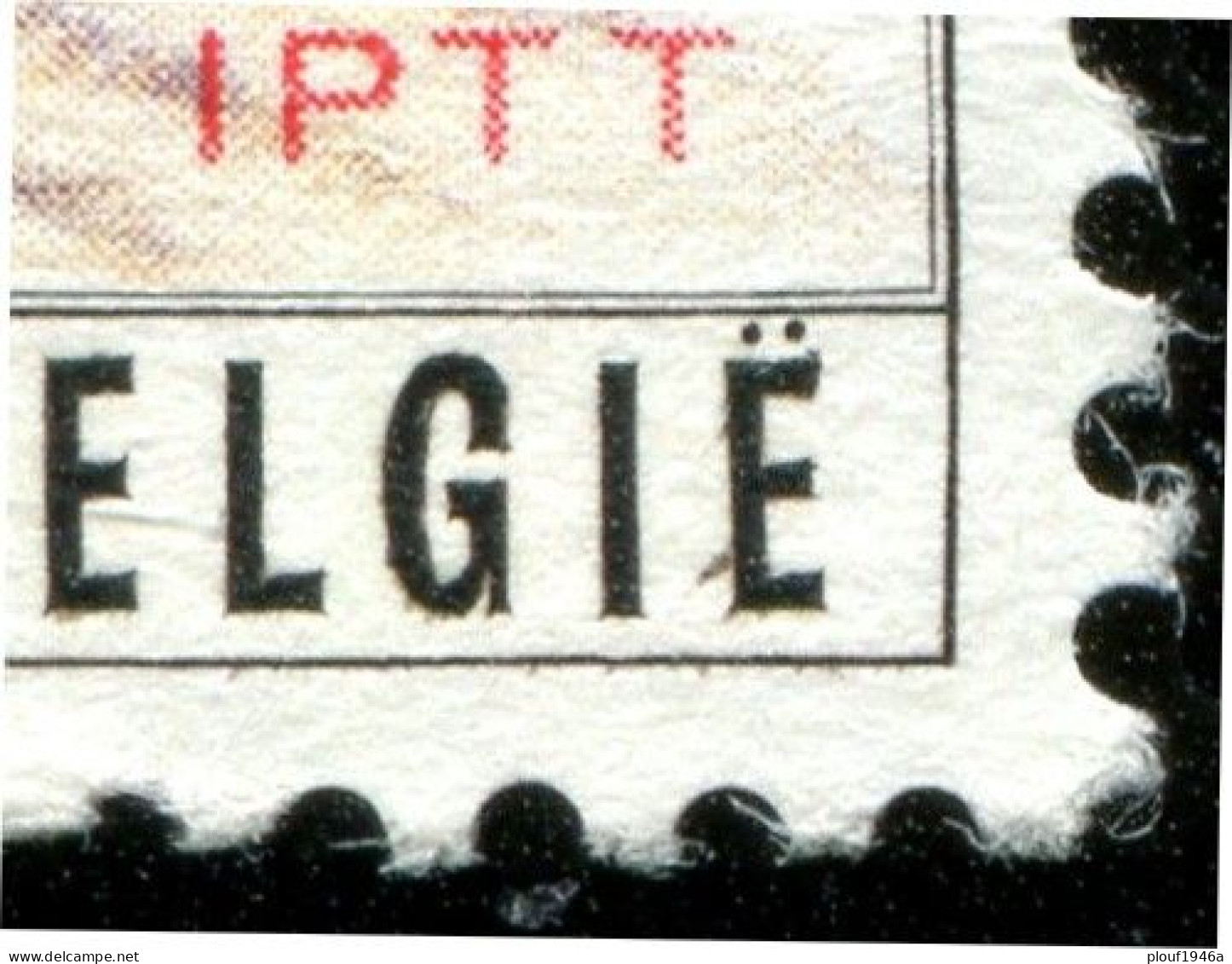 COB 1381 - V  7 (o) Ergot à La Lettre Ë De BELGIË - 1961-1990