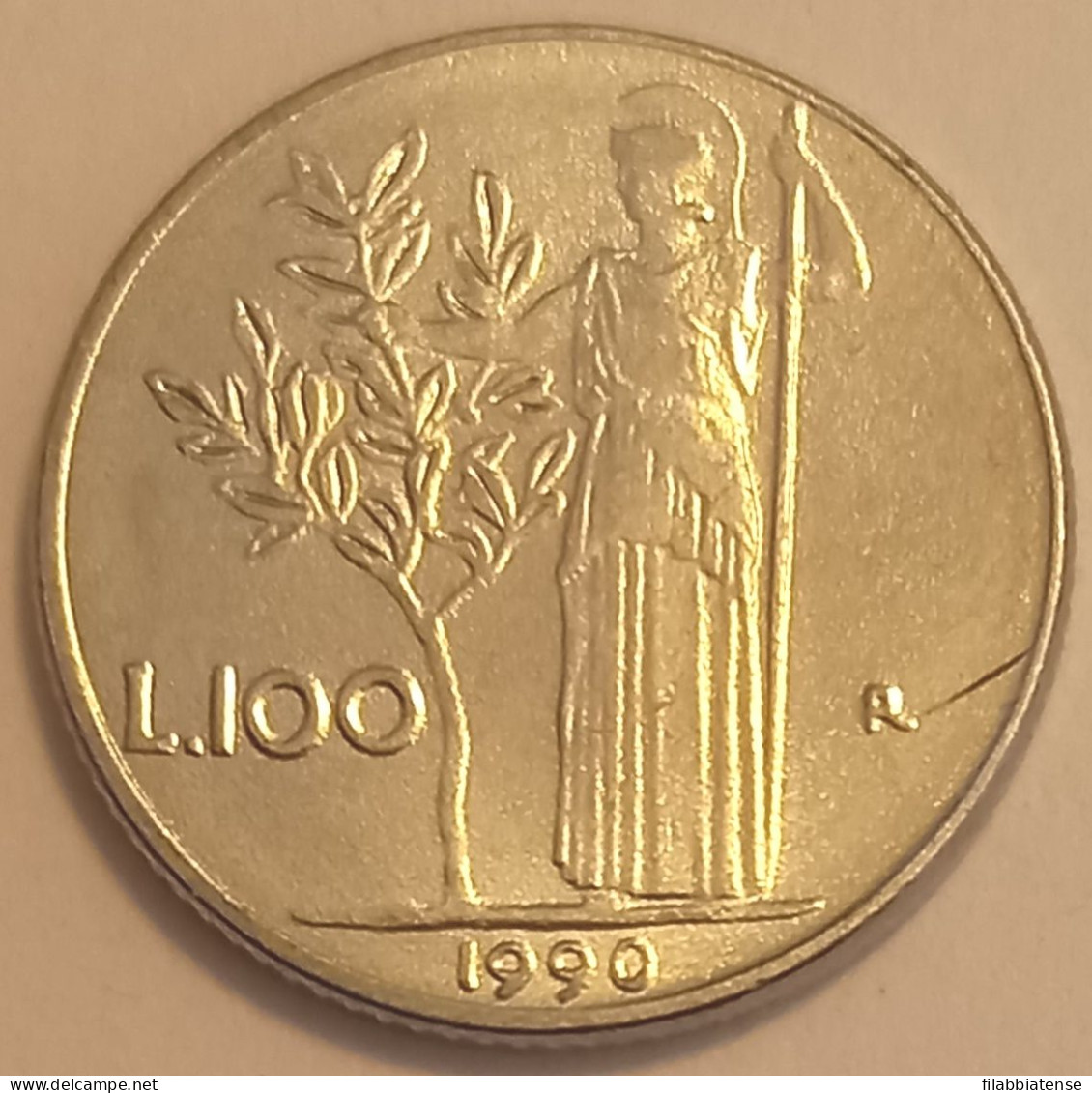 1990 - Italia 100 Lire    ----- - 100 Lire