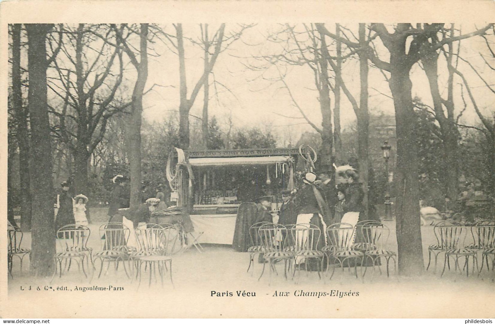 PARIS PARIS VECU  Aux Champs Elysées - Lots, Séries, Collections