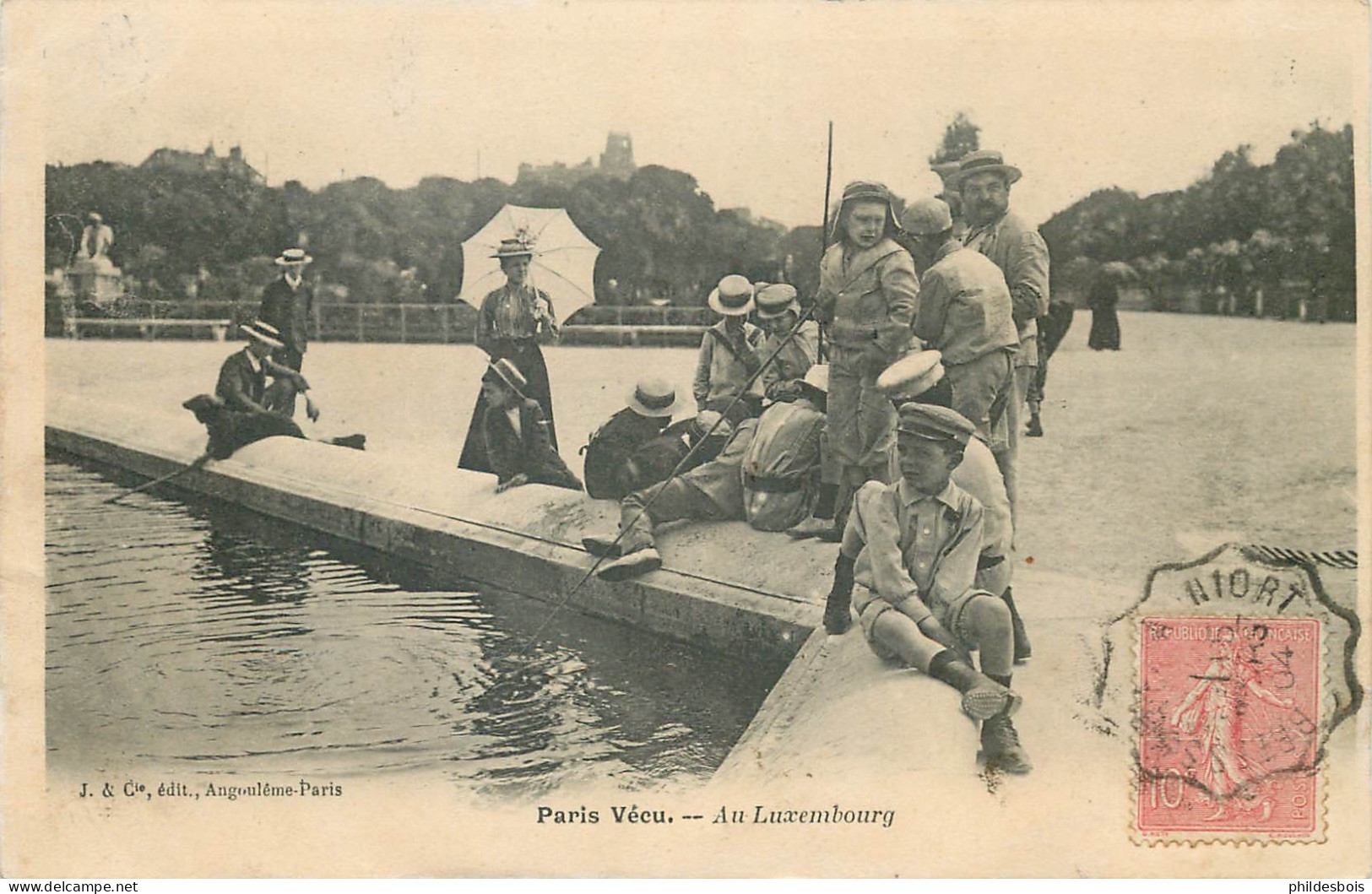 PARIS PARIS VECU  Au Luxembourg - Loten, Series, Verzamelingen
