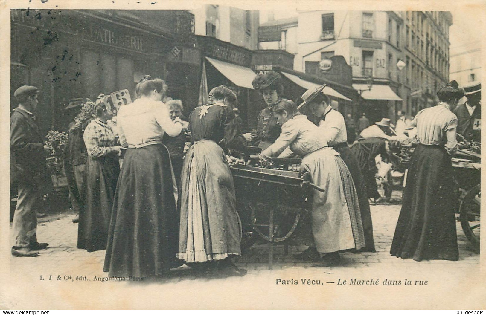 PARIS PARIS VECU  Le Marche Dans La Rue - Lotti, Serie, Collezioni