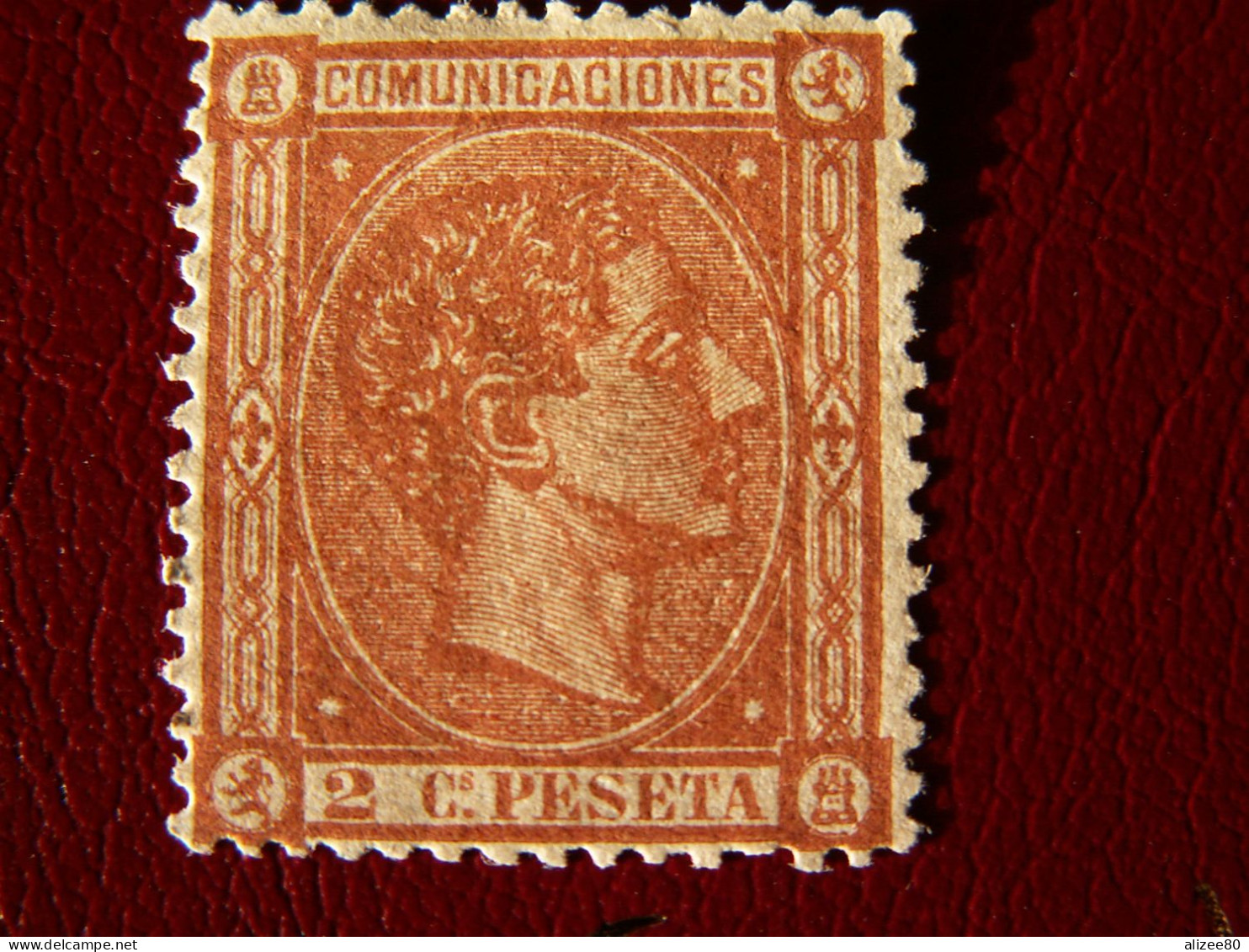 ROYAUME // ESPAGNE  --1875   Alphonse Xii - 2 C Brun, Jaune - Chiffres Au Verso -  Cote 22,50 Euro - - Ungebraucht