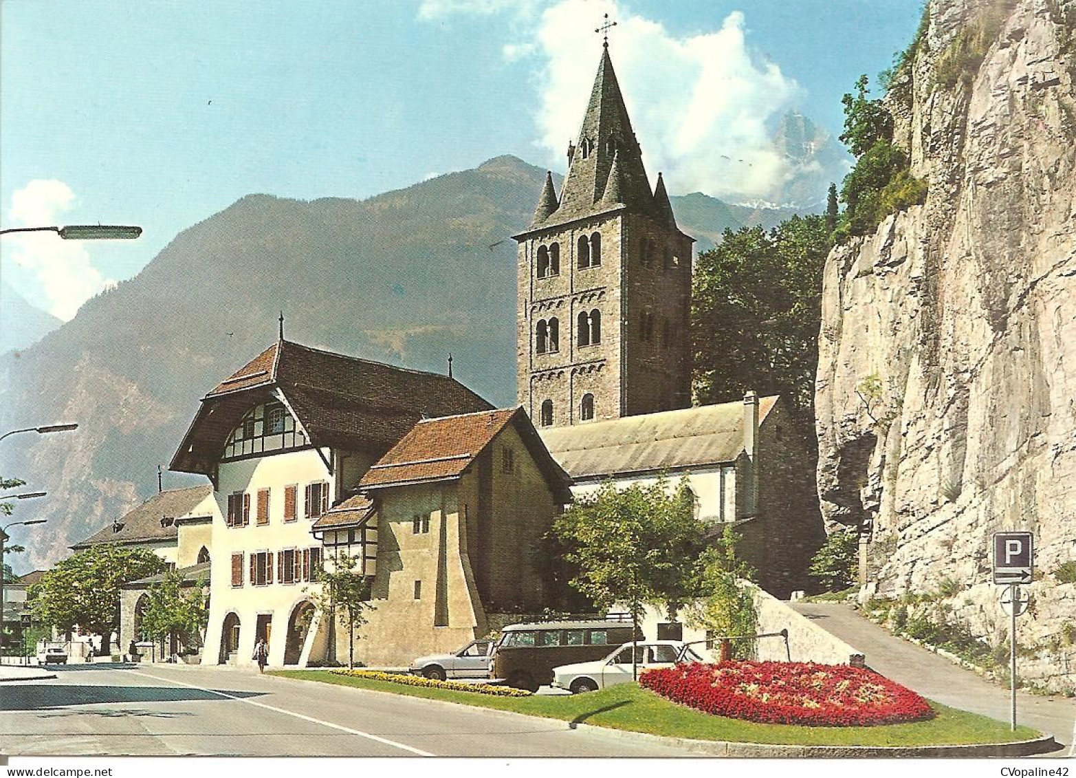 SAINT-MAURICE (Valais-VS) L'Abbaye Et La Cime De L'Est  CPSM  GF - Saint-Maurice