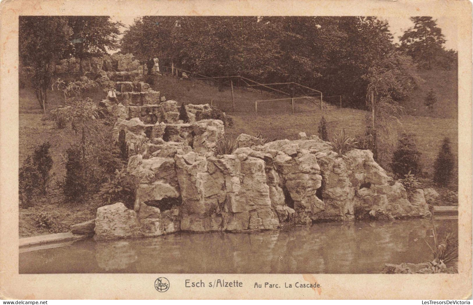 LUXEMBOURG - Esch-sur-Alzette - Au Parc - La Cascade - Carte Postale Ancienne - Esch-sur-Alzette