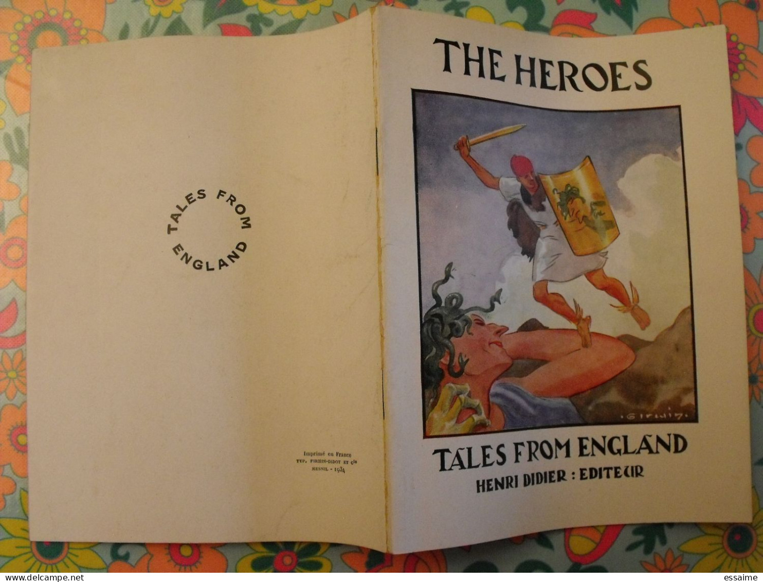 The Heroes. Tales From England. En Anglais. Henri Didier éditeur, Mesnil, 1934 - Other & Unclassified