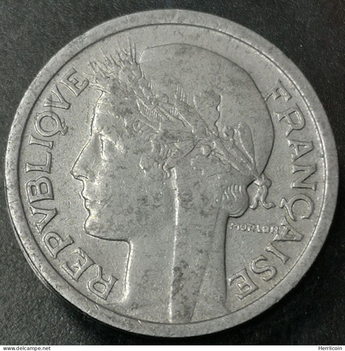 Monnaie France - 1948 B - 1 Franc Morlon Aluminium, Légère - 1 Franc