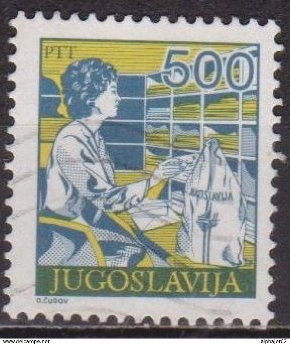 La Poste - YOUGOSLAVIE - Tri Du Courrier - N° 2172 - 1988 - Used Stamps