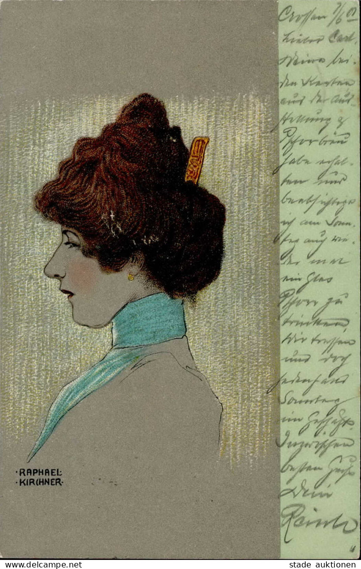 Kirchner, Raphael Frau 1901 I-II (kl. Abschürfung) - Kirchner, Raphael
