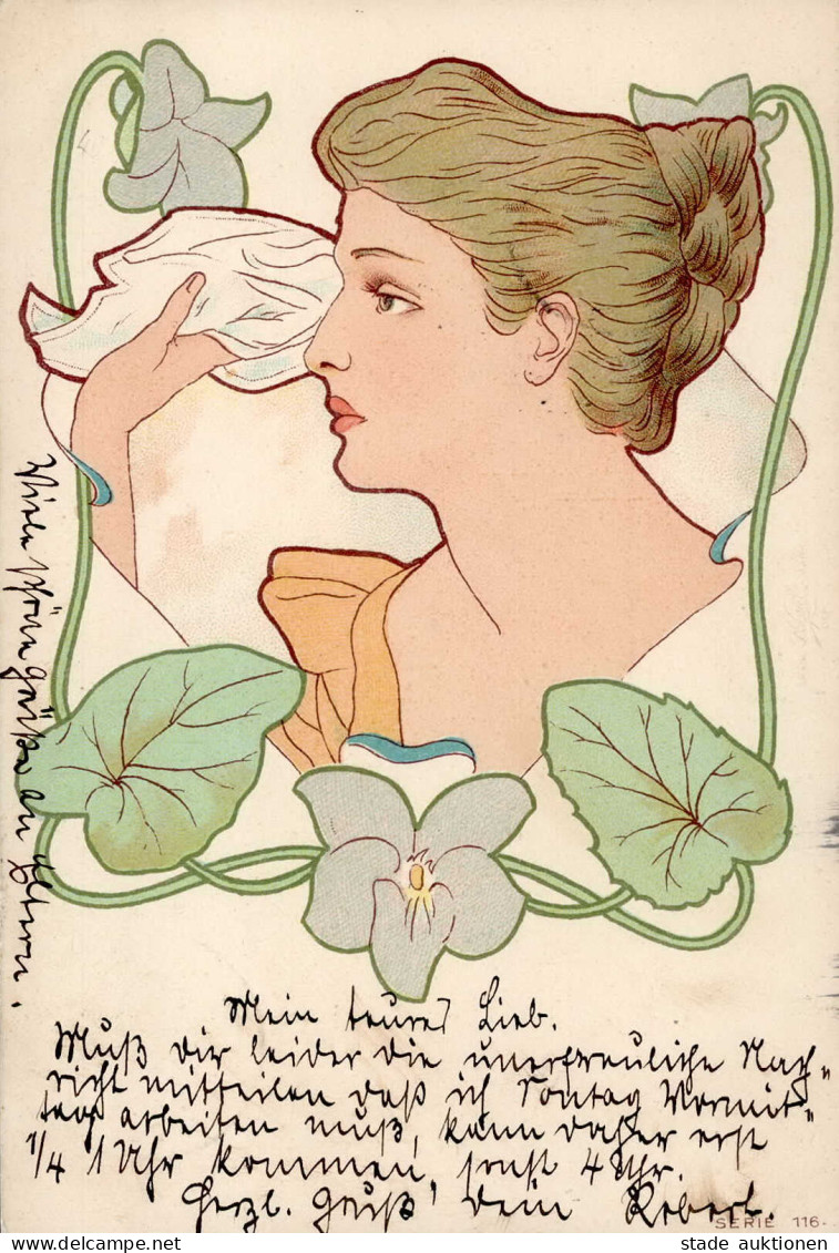 Jugendstil I-II (Marke Entfernt) Art Nouveau - Autres & Non Classés