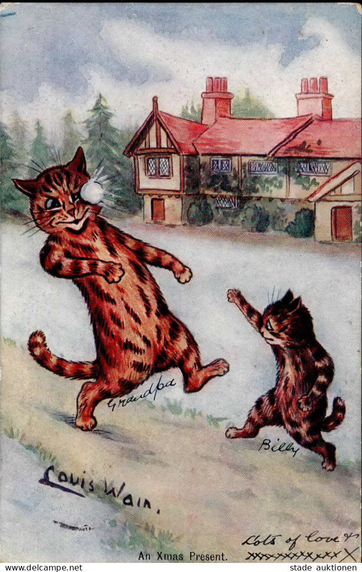 Wain, Louis Katzen An Xmas Present 1905 II (Ecken Abgestossen9 Chat - Wain, Louis