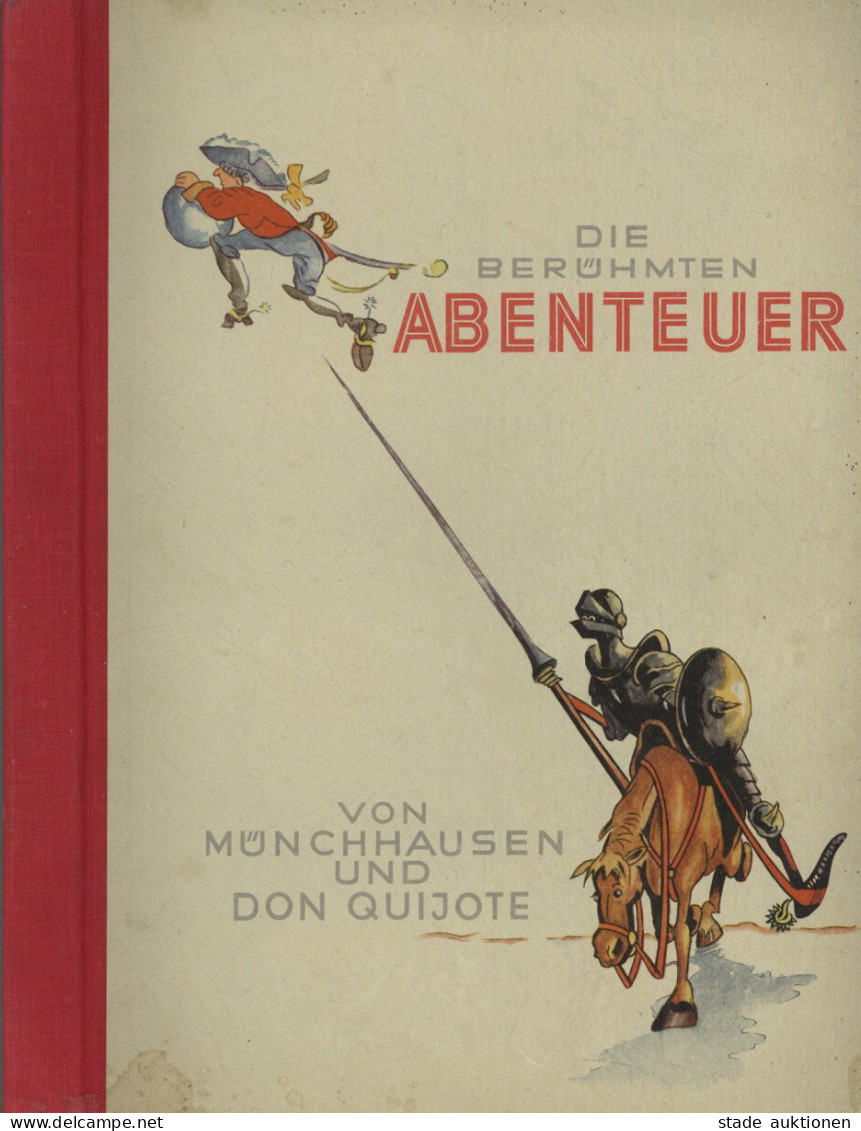 Sammelbild-Album Die Berühmten Abenteuer Von Münchhausen Und Don Quijote, Eilebrecht Cigaretten-Fabrik Baden-Baden, 64 S - Other & Unclassified