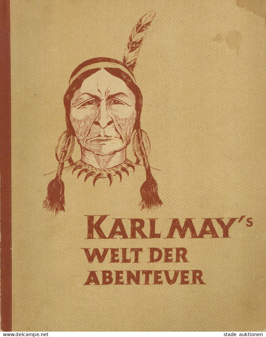 Sammelbild-Album Karl Mays Welt Der Abenteuer 1950, Verlsg BiOX AG Mannheim, 48 S. Komplett II - Sonstige & Ohne Zuordnung