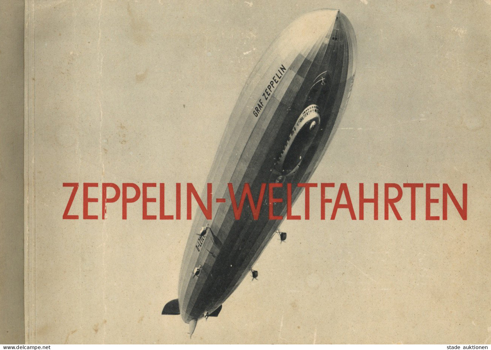 Sammelbild-Album Zeppelin-Weltfahrten Von 1899 Bis 1932 Dargestellt In 265 Echten Bromsilber-Bildern, Komplett II Dirige - Sonstige & Ohne Zuordnung