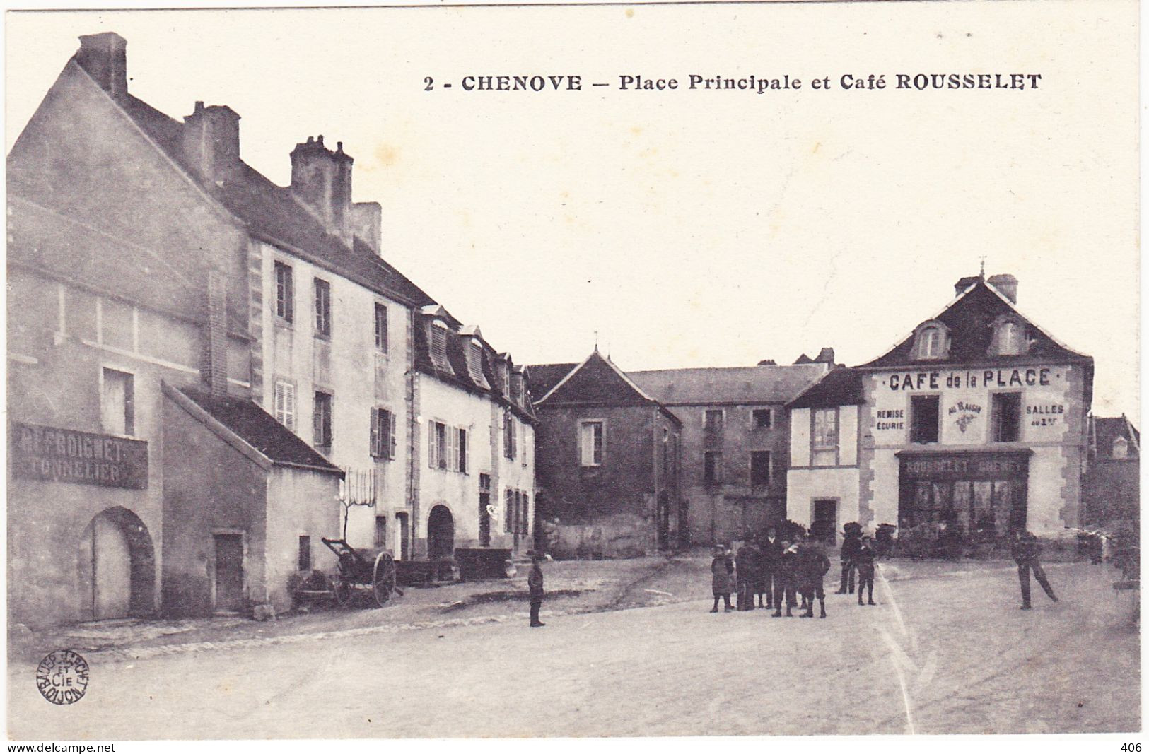 Chenove - Place Principale Et Café Rousselet - Chenove