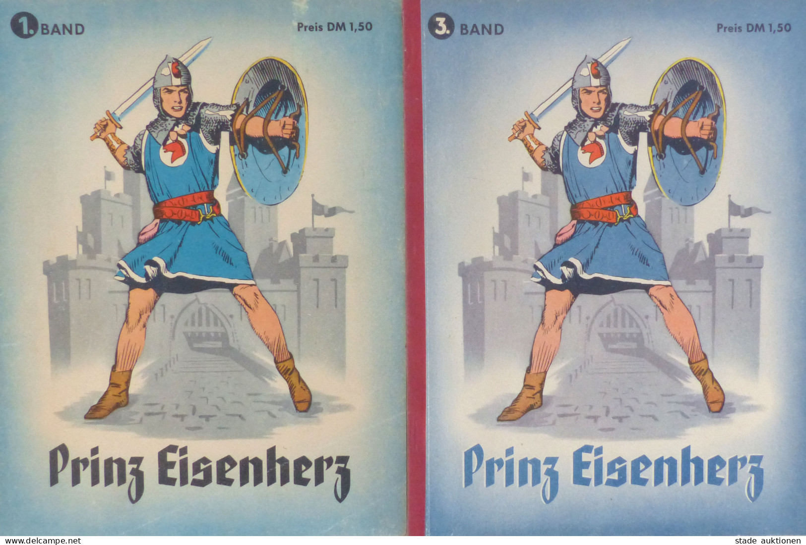 Comics (Buch) Lot Magazine Mit Prinz Eisenherz Der Ritter Ohne Furcht Und Tadel Band 1-11 Und 16, Badischer Verlag Freib - Spielzeug & Spiele