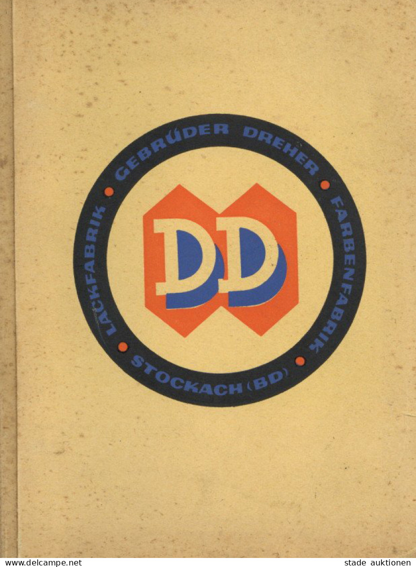 Werbung Prospekt Der Gebrüder Dreher Lackfabrik-Chem. Fabrik In Stock-Baden 1951, 70 S. Im Original-DIN A5-Hefter II Pub - Werbepostkarten