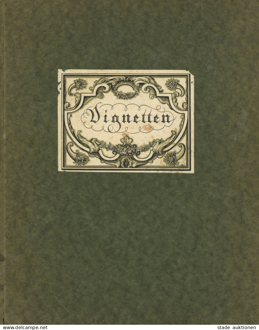 Vignetten Buch Zierleisten, Schlussstücke Und Polytypen, Verlag Bauersche Giesserei Schriftgiesserei Flinsch 1921, II - Werbepostkarten