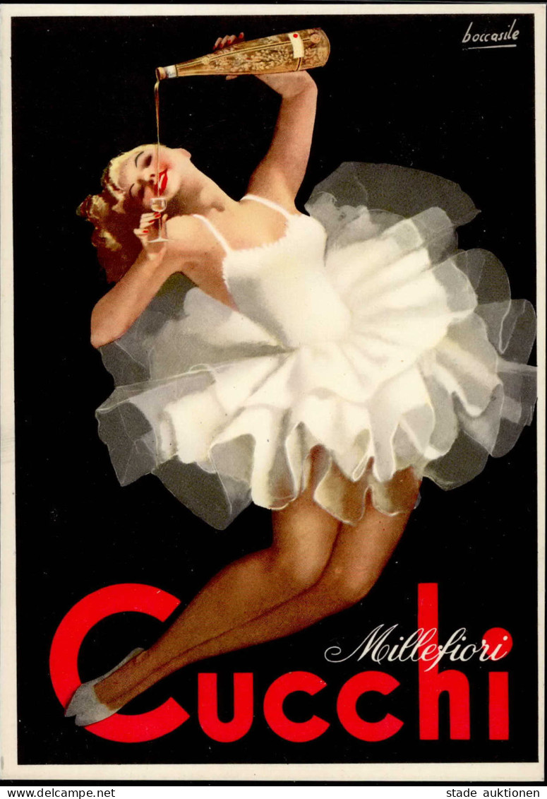 CUCCHI Millefiori - Künstlerkarte (keine Ak) Sign. Boccasile I - Werbepostkarten