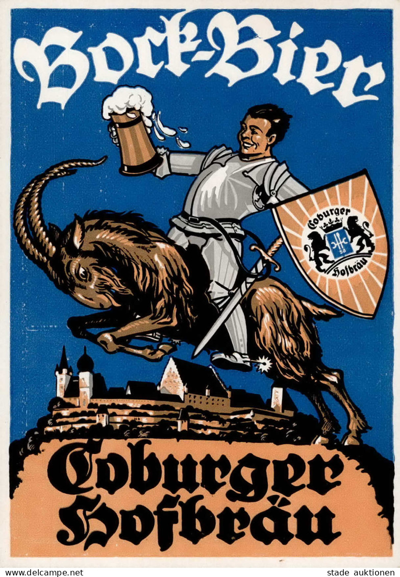 Bier Coburg Bork-Bier Coburger Hofbräu I-II Bière - Bierbeek