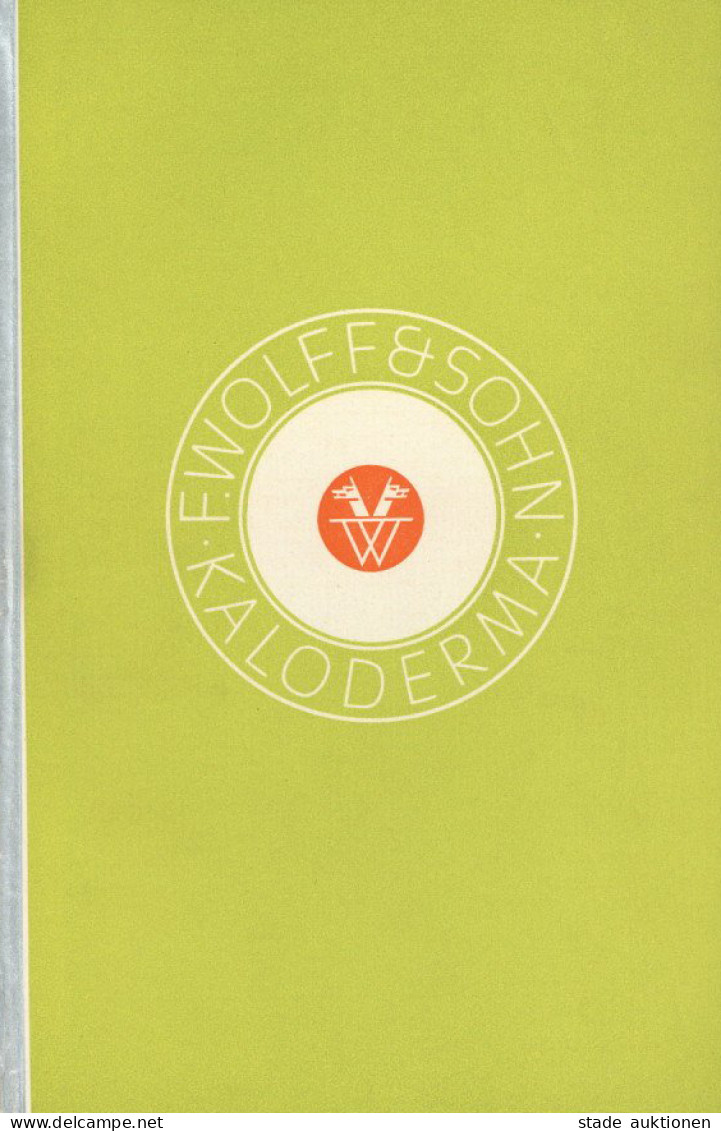 Buch Kalederma Karlsruher Parfümerie- Und Toilettenseifenfabrik F. Wolff Und Sohn GmbH 1936, Verlag Arnd Leipzig 67 S. I - Koehler, Mela