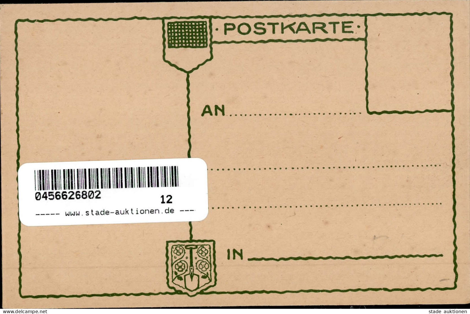 Landwirtschaft - GARTENBAU-AUSSTELLUNG ULM 1912 Künstlerkarte Sign. Stark I-II Paysans - Sonstige & Ohne Zuordnung