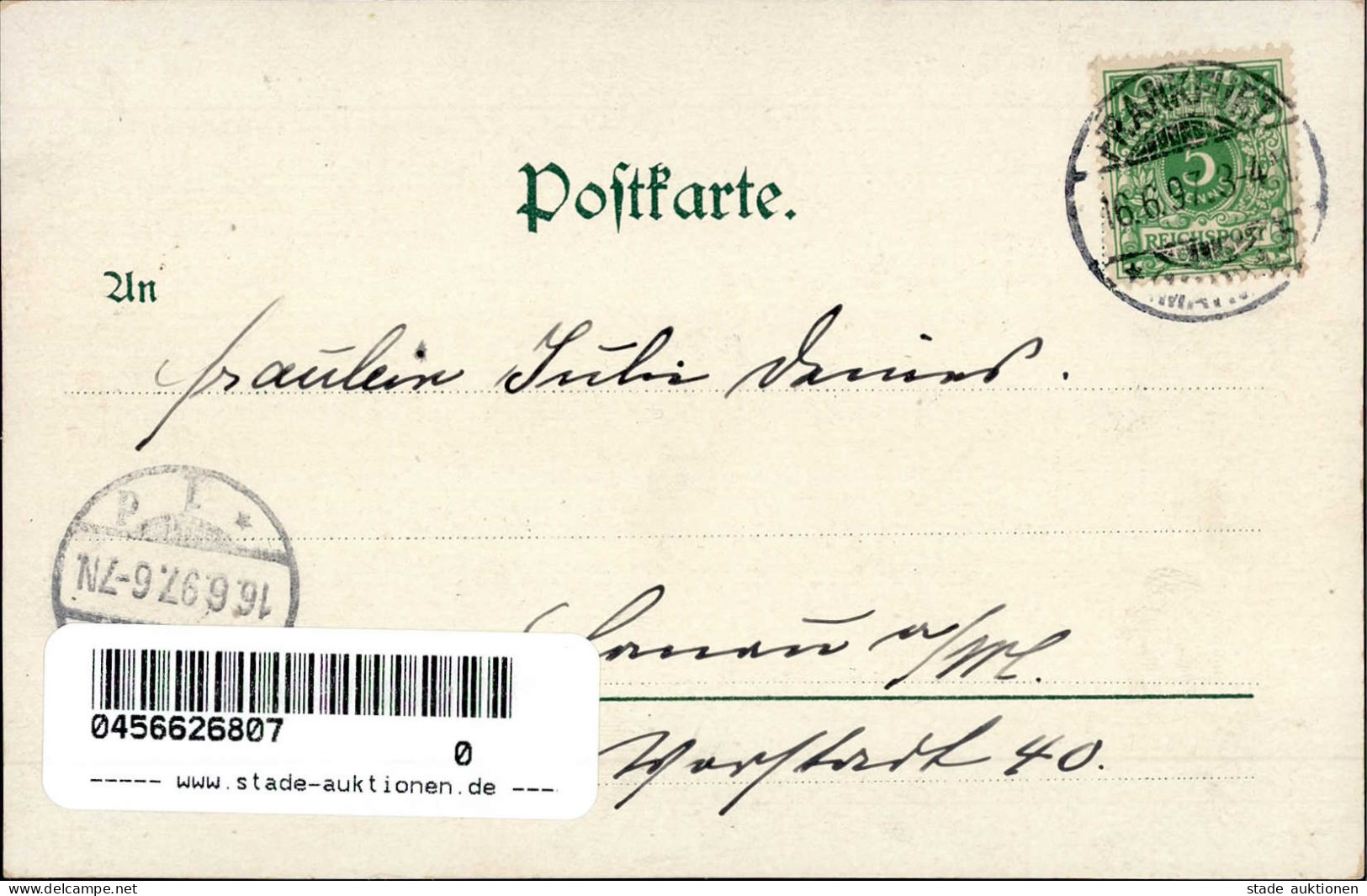 Landwirtschaft - ROSEN-AUSSTELLUNG FRANKFURT/Main 1897 I Paysans - Other & Unclassified