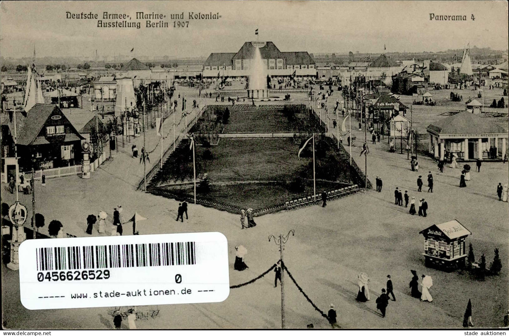 BERLIN - DEUTSCHE ARMEE- MARINE U. KOLONIAL-AUSSTELLUNG 1907 Mit S-o Vom 23.6.07 Und Vignette Auf Ausstellungs-Postkarte - Exhibitions