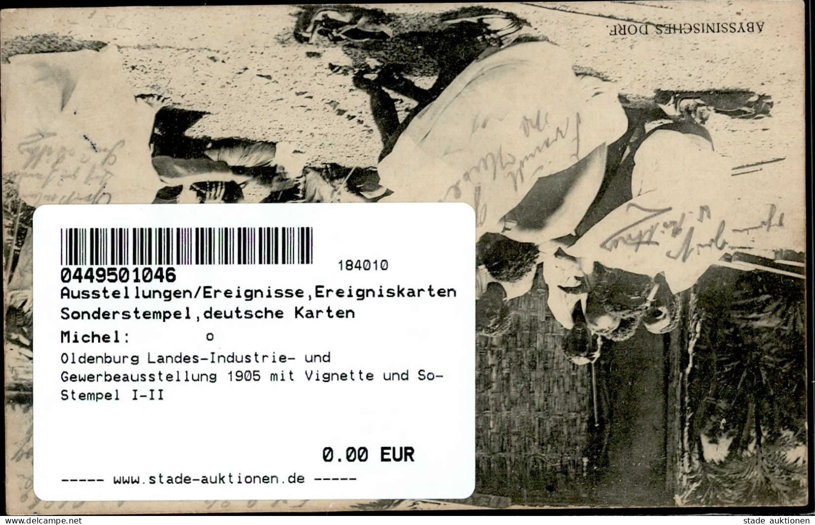 Oldenburg Landes-Industrie- Und Gewerbeausstellung 1905 Mit Vignette Und So-Stempel I-II - Esposizioni