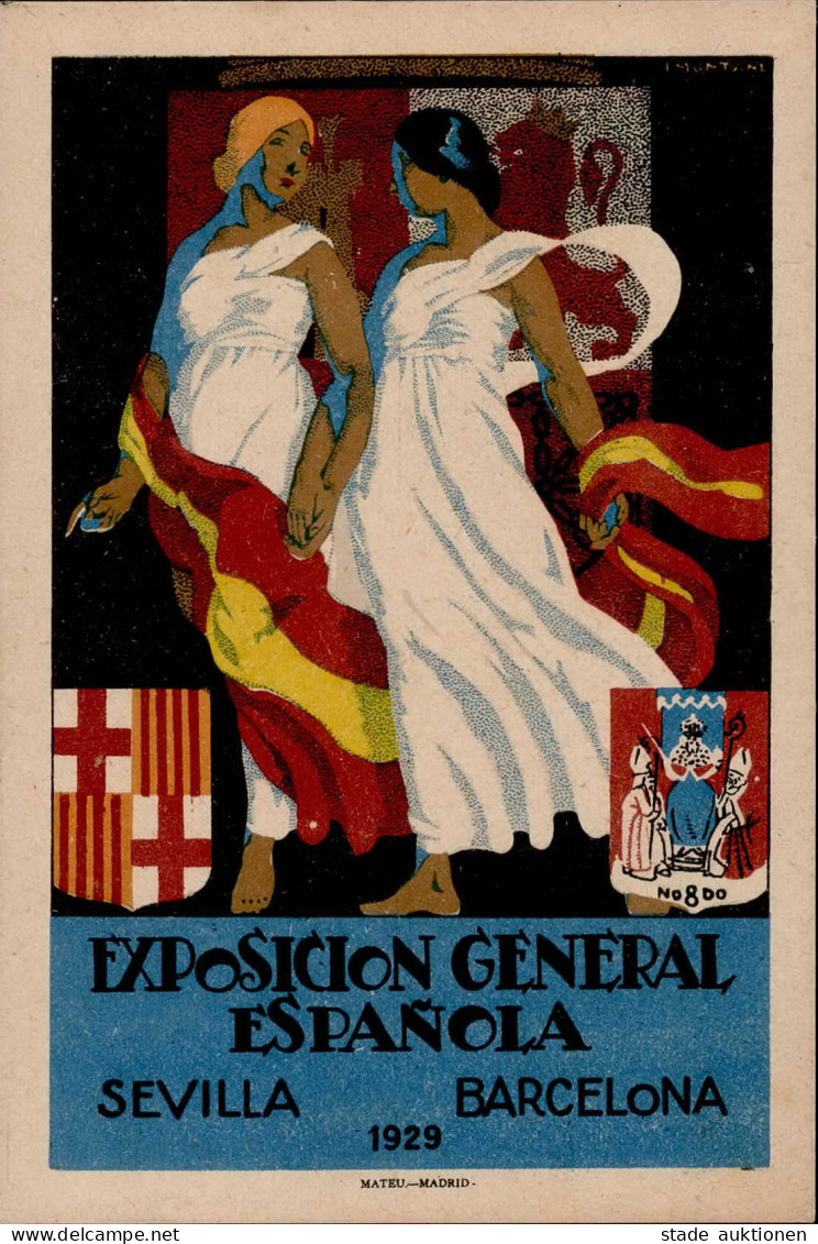 Anlass Barcelona Exposicion General Espanola 1929 Sign. I-II - Esposizioni