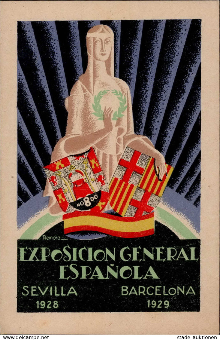 Anlass Barcelona Exposicion General Espanola 1929 Sign. Reinolo I-II - Ausstellungen