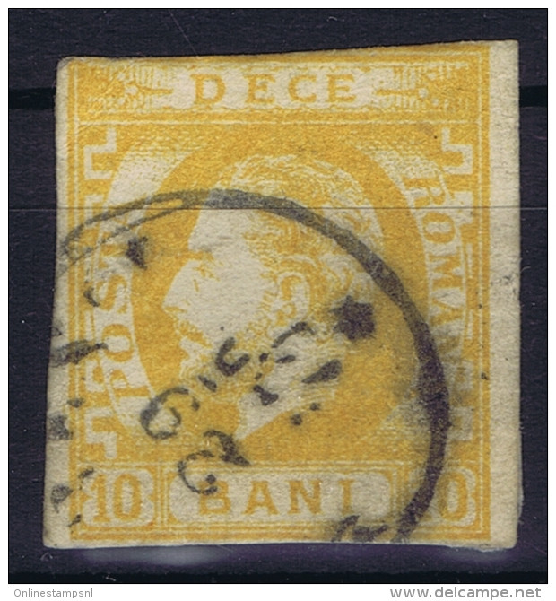 Romenia, 1871 Mi Nr 27 Used , - 1858-1880 Moldavia & Principality