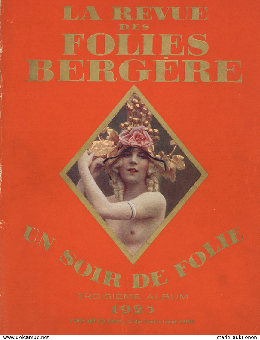 Baker, Josephine Revue-Heft La Revue Des Folies Bergere, Un Soir De Folie, Troisieme Album 1925 II - Schauspieler