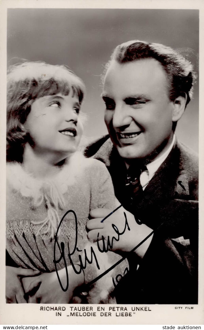 Tauber, Richard Mit Unterschrift 1933 I-II - Actors