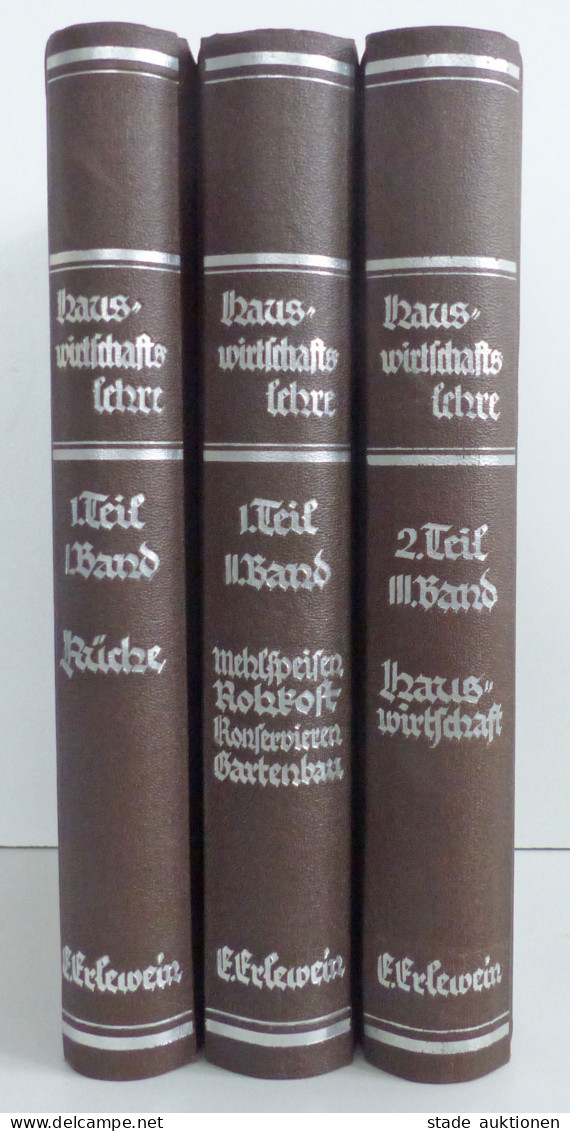 Buch Hauswirtschaftslehre Der Neuzeit In 3 Bänden, Verlag Peter München, Sehr Gut Erhalten I-II - Livres Anciens