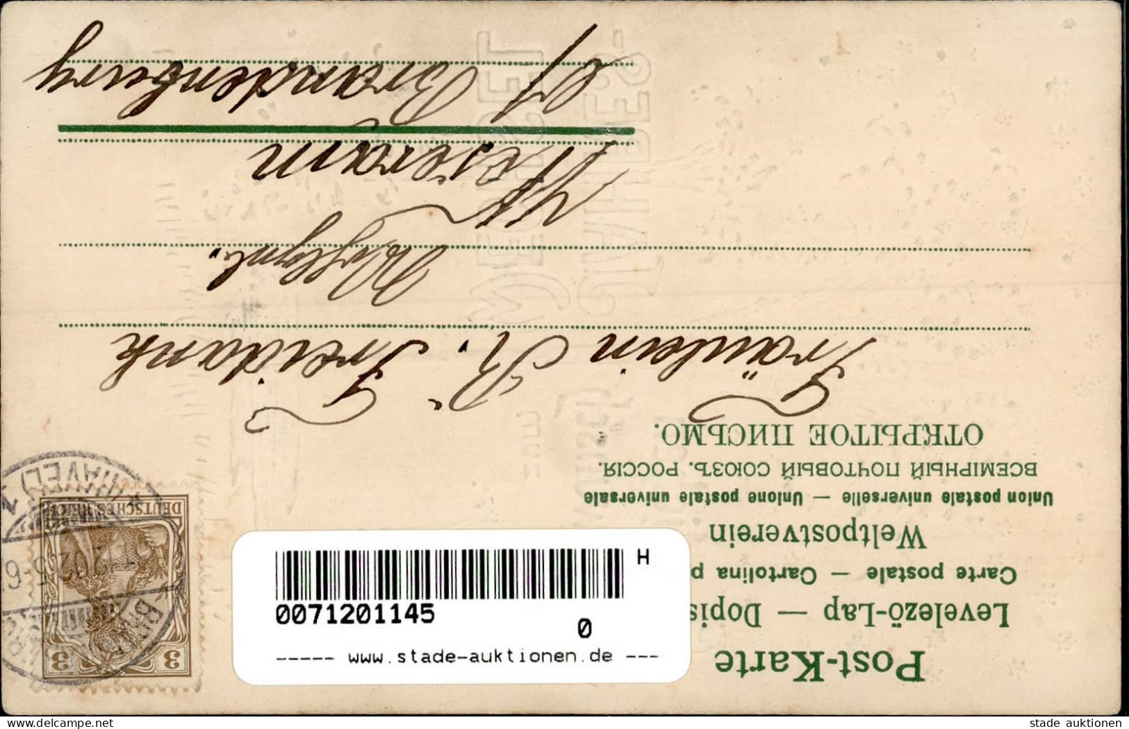 Jahreszahlen 1902 Prägekarte I-II - Sonstige & Ohne Zuordnung