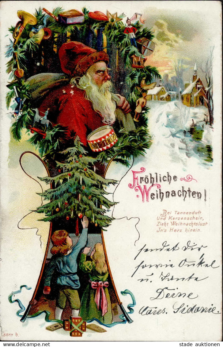 Weihnachtsmann Kinder 1902 I-II Pere Noel - Autres & Non Classés