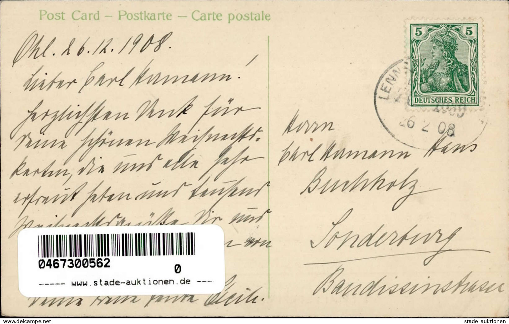 Weihnachtsmann Sign. Mailick 1908 I-II Pere Noel - Autres & Non Classés