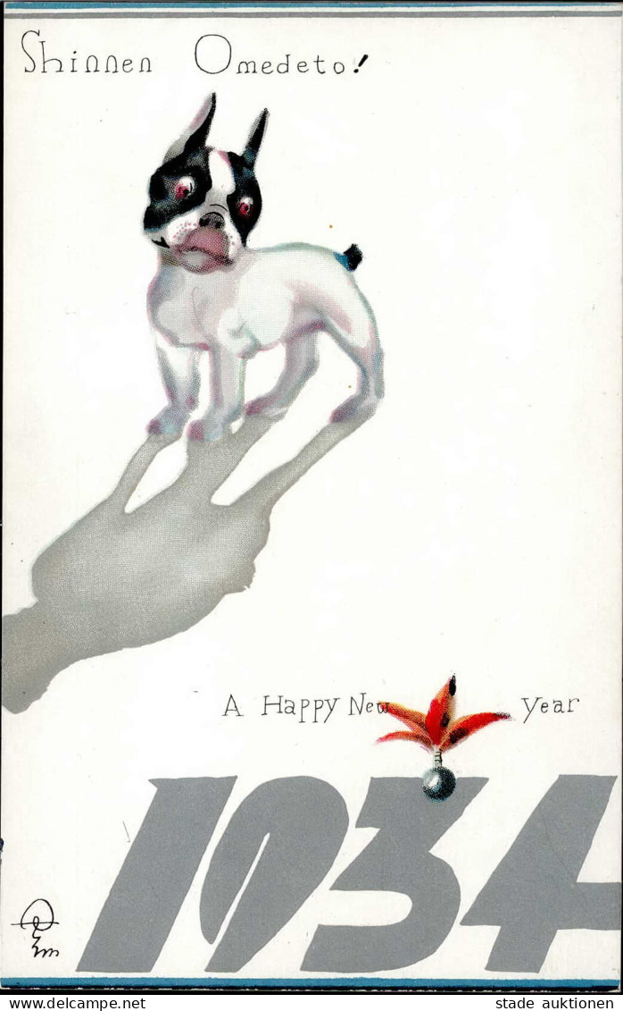 Neujahr Hund I-II Bonne Annee Chien - Nouvel An
