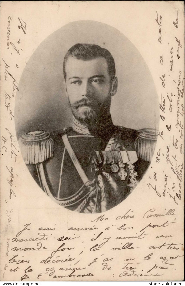 Adel Russland Portrait Von Zar Nicolas II I-II - Königshäuser