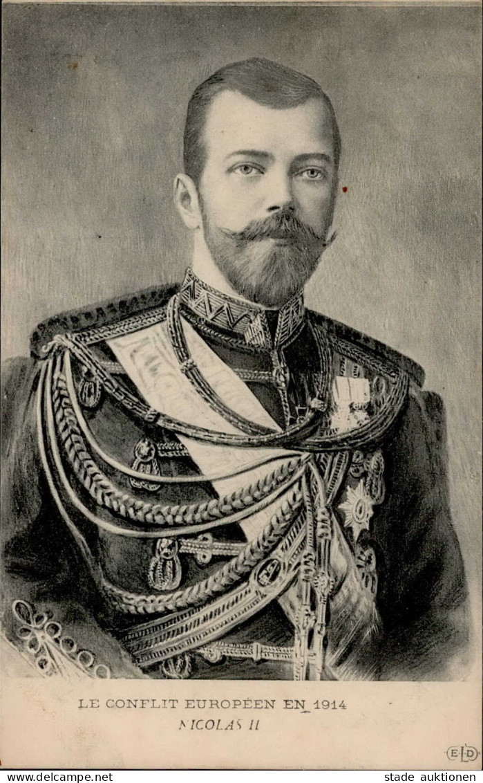 Adel Russland Zar Nicolas II. I-II - Königshäuser