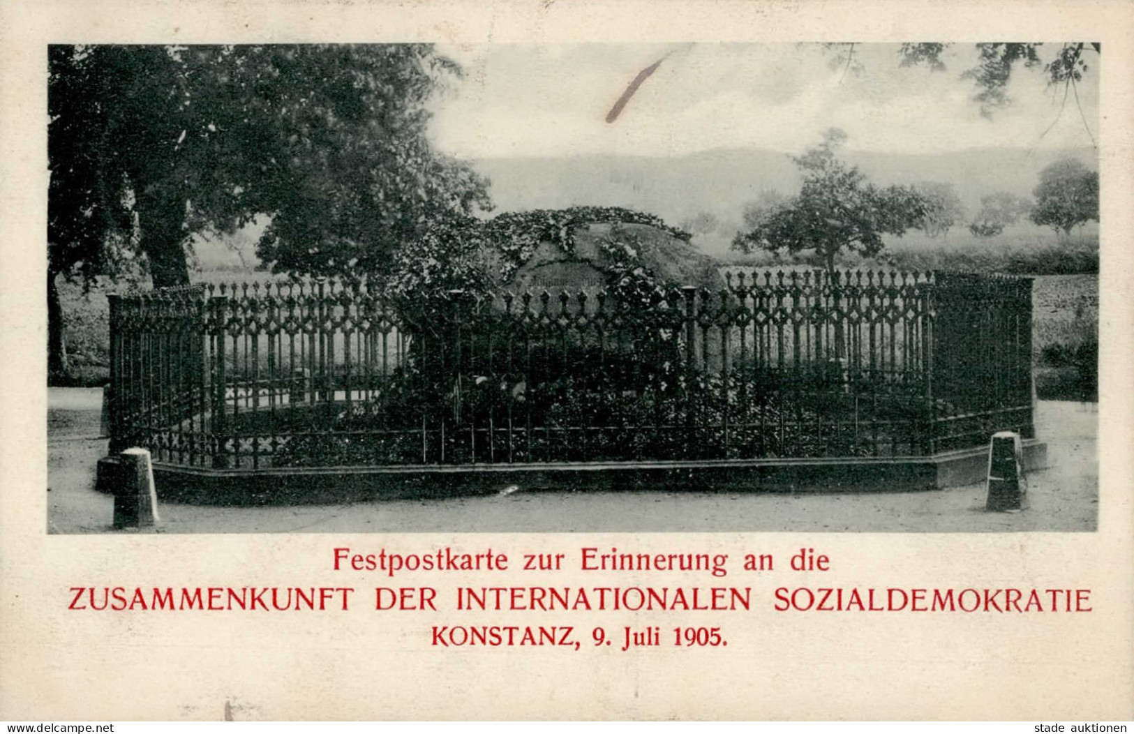 Politik Konstanz Zusammenkunft Der Internationalen Sozialdemokratie 1905 I-II - Non Classés