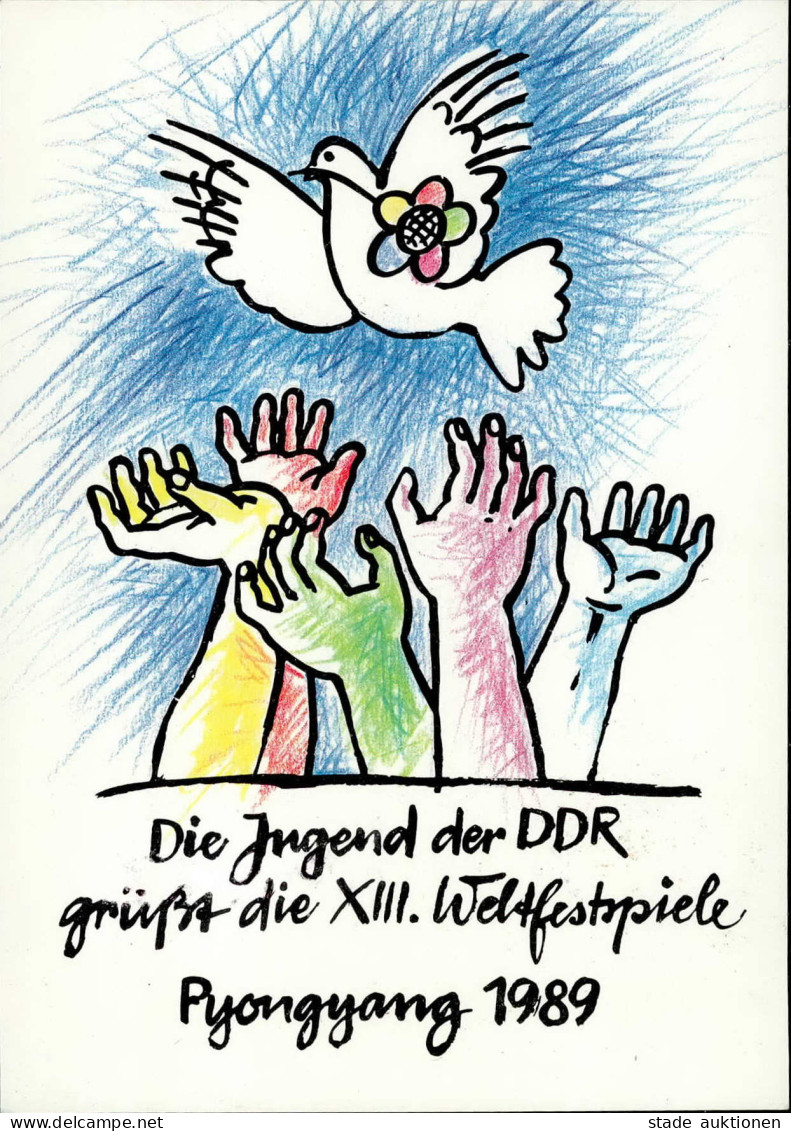 DDR - Prop-Ak PFINGSTTREFFEN Der FDJ BERLIN 1989 I - Ohne Zuordnung